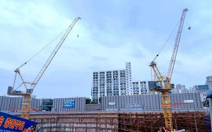 闪灼韩国 | 凯时娱乐塔机深耕外洋高端市场